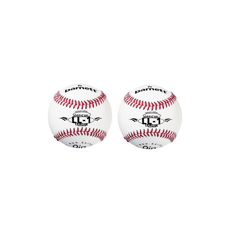 BARNETT LL-1 match and practice baseball ball size 9" white,