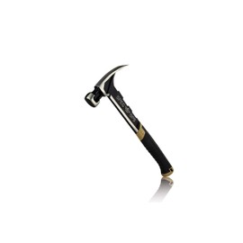 Spec Ops - SPEC-M22CF Tools Framing Hammer, 22 oz, Rip Claw, Milled Face, Shock-Absorbing Grip, 3% Donated to Veterans Black/Tan