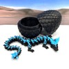 3D Printed Glow in The Dark Crystal Dragon with Egg,