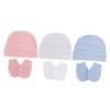 Baluue 1Set Hat Scratching Gloves Soft Caps for Boys for