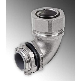 Calpipe S60500FC90 316 Stainless Steel 90 Degree Flex Connector 1/2 Inch Calbrite