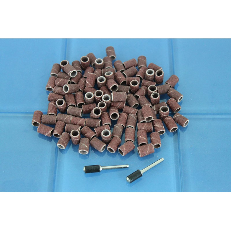 TMAX 100 pc 1/4 Inch Sand Drum Grit 180 Medium