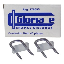 Grapa Aislada No. 2 Marca Gloria ( Caja De 40 Pz )                                                                                                    