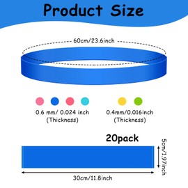 6 Pack Chair Bands for Kids with Fidgety Feet, ADHD Tools for Kids, ROOKEA Sensory Room Must Haves for Adhd Kids Fidget Chair Bands Autism Classroom Must Haves ADHD Tools for Classroom Home Chairs