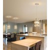 dolria Modern Crystal Chandelier Mini Chandelier Pendant Lighting for Kitchen