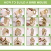 6Pcs Birdhouse Kit for Kids, Craft Kits for Kids to
