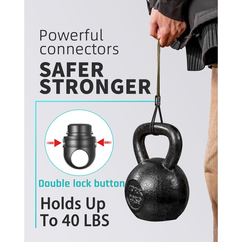 TISUR Quick Release Keychain, Magnetic Key Holder Connector, Detachable Key