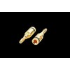 Accessonico 4 Pairs 8 Plugs Speaker Banana Plugs Gold Plated
