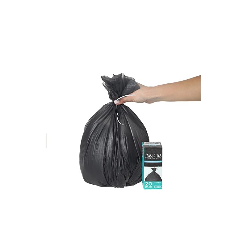 Basuritas | 200 Bolsas de Basura Chicas de 41 x