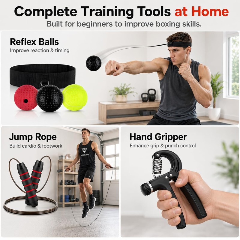 ASBRAVO 4ft PU Punching Bag Set for Adults with Gloves,