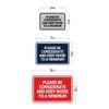 Signs ByLITA Classic Framed, Please Be Considerate and Keep Noise