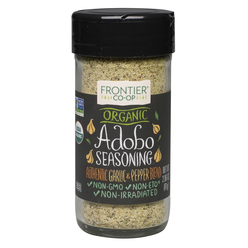 Frontier Herb Adobo Seasoning Blend, Non Irradiated, 2.86 Ounces (Pack