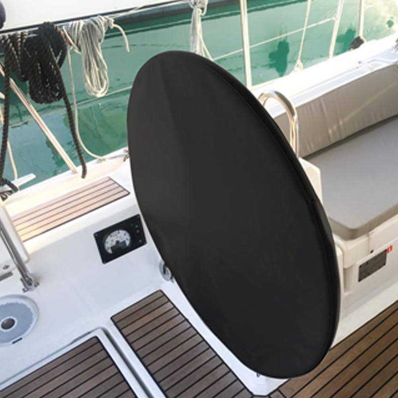 Boat Steering Wheel Cover - 24" Marine Steering Wheel Storage