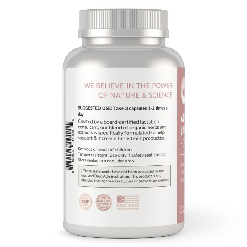 Holistic Lactation® Advanced Lactation Formula (30 Servings), Supplement to Support