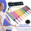 TENFLY Solfeggio Tuning Fork Set - 10 Tuning Forks for