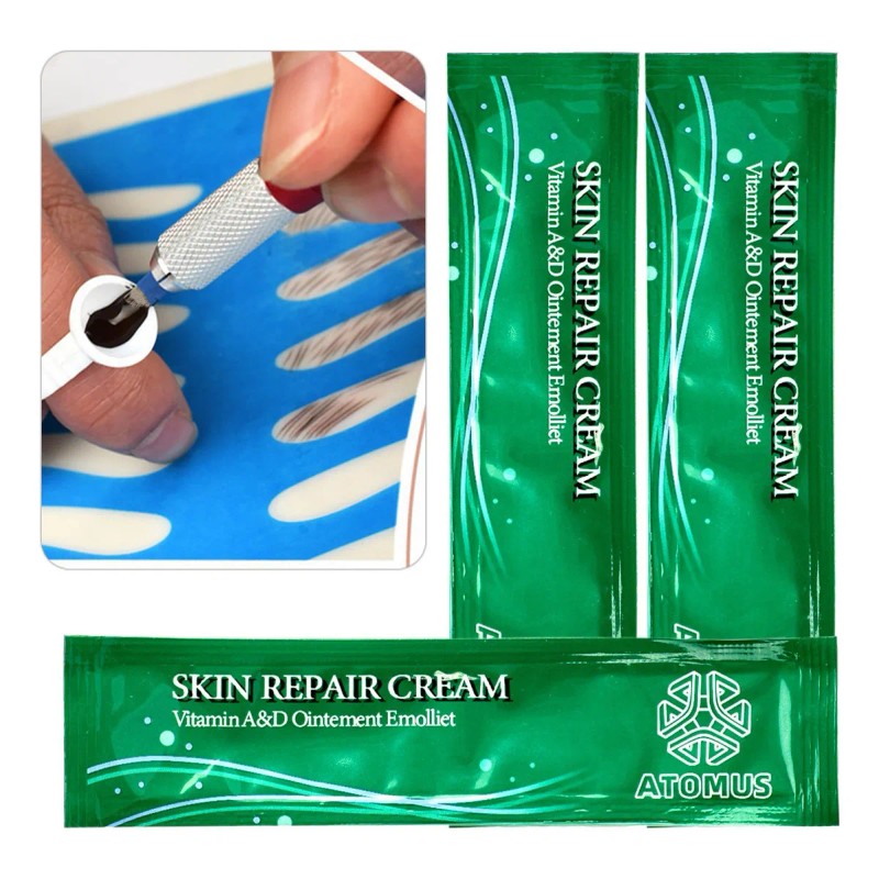 Atomus crema vitamina a d tatuaje microblading 100 pzs