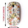 2.4G Wireless Mouse with Cute Pattern Design for All Laptops