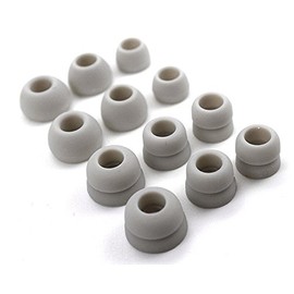 12Pcs Replacement Earbuds Eartips Earbud Ear Tips Ear Buds Eargels Earpads for Powerbeats 2 Wireless Earphones Grey