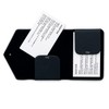 Double Flap Cardholder Black