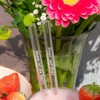 HALM Glass Straws Mother's Day Gift 6 x 20 cm