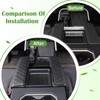 Center Console Armrest Cover Protector Pad Compatible with Toyota Tundra