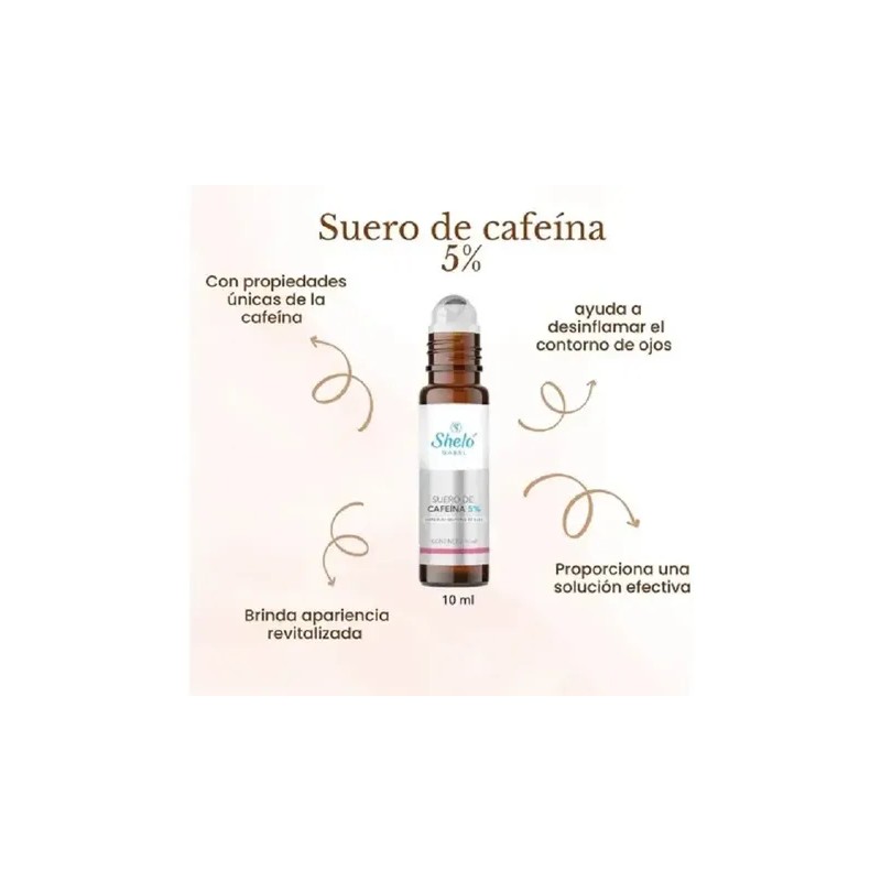 Shelo Suero De Ojos Cafeína Unisex Adiós Ojeras Desinflama