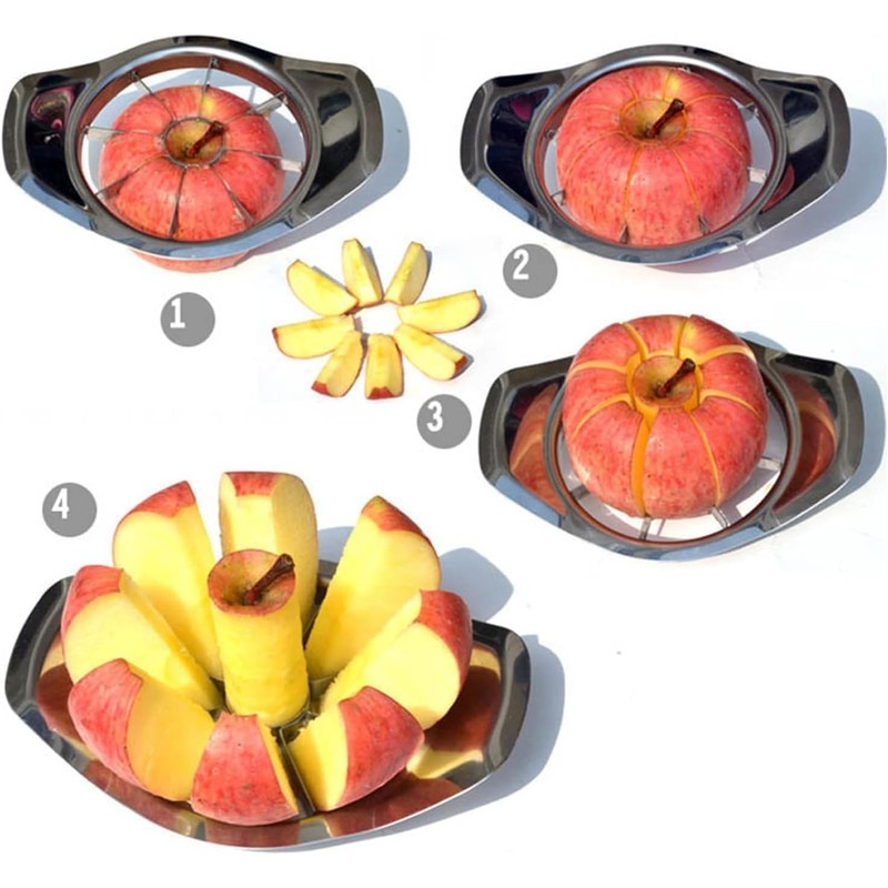 Stainless Steel Apple Cutter & Slicer – Durable Apple Corer