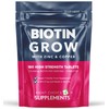 Biotin Hair Growth Supplement - 180 Tablets Enhanced with Zinc