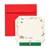 Sanrio JX 12-4 108006 Christmas Greeting Card, Message Card, Pizza