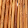 12Pcs Crochet Hook Cylindrical Carbonized Bamboo Needles Kit Sweater Knitting