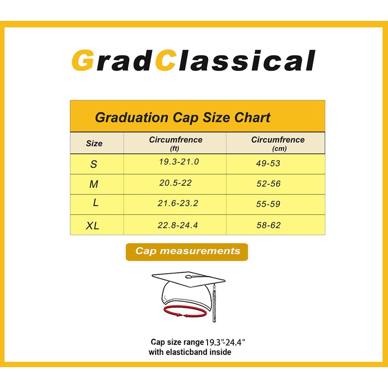 Graduation Cap for Adults Academic Costome, Bachelor and Master Ceremony,