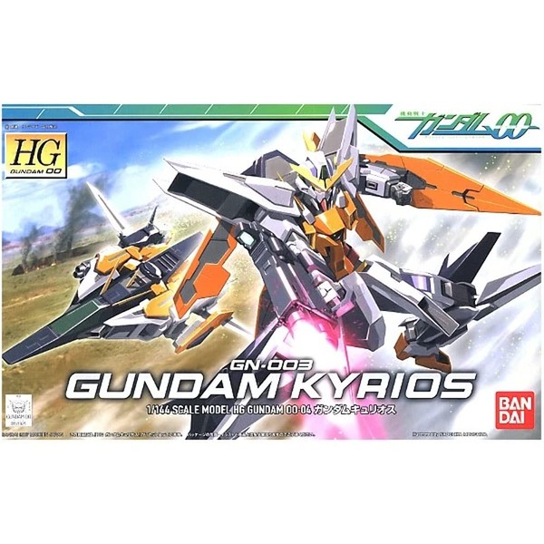 HG Mobile Suit Gundam 00 1/144 Gundam Kyrios Plastic Model