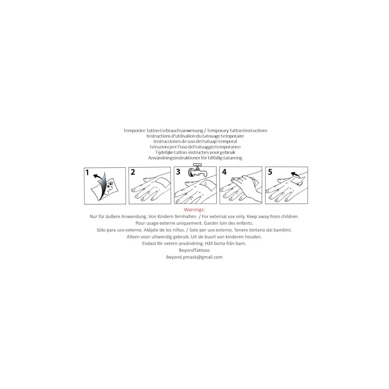 2 Blätter Temporäres Löwe Tattoo Löwen Tattoo Tier Klebetattoo NAG132x2