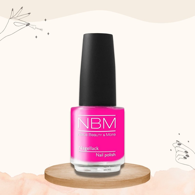 NBM Nagellack 14 ml | Leicht aufzutragen | Kratz- &