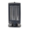 Comfort Zone Oscillating Portable Space Heater, Flat Panel, Halogen, Infrared,