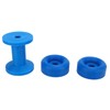 3pcs Trailer Bow Stop Roller Blue PVC Keel Roller Wear
