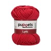 Puppets Lyric Strength 8 4572008-00258 Red Crochet Yarn, 100 %