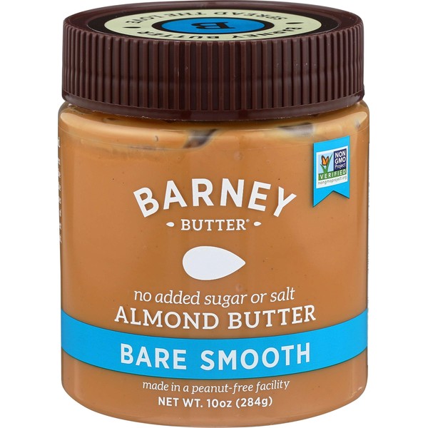 Barney Butter Almond Butter, Bare Smooth, 10 Ounce (Pack of 3)