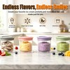 4 Pack Ice Cream Pints Containers 8oz, BPA-Free & Dishwasher