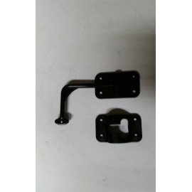 keystone RV cargo trailer 1 ENTRY DOOR CATCH holder ANGLED 90 DEGREE - BENT BLACK NEW