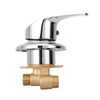 QAVODB 1/2 Shower Cubicle Mixer Brass Shower Valve Diverter Exit