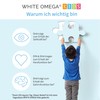 WHITE OMEGA Kids Omega-3 Capsules for Children, Sugar-Free, Tasteless, High