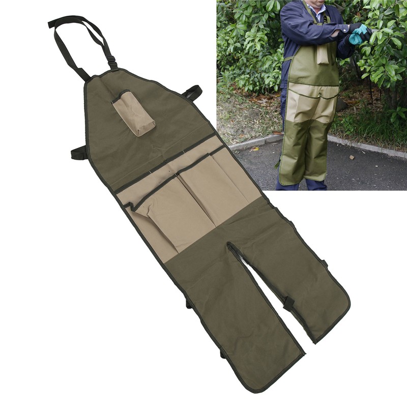 Oxford Cloth Tool Apron Adjustable Buckle Garden Leggings Apron for