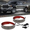 XRIDONSEN 2PCS 70 inch Emergency Truck White Strobe Lights Strip