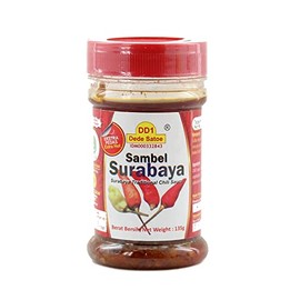 DD1 - Dede Satoe Surabayan Sambal Garlic Chili Paste/Sauce Extra Hot 135gr (4.76oz)