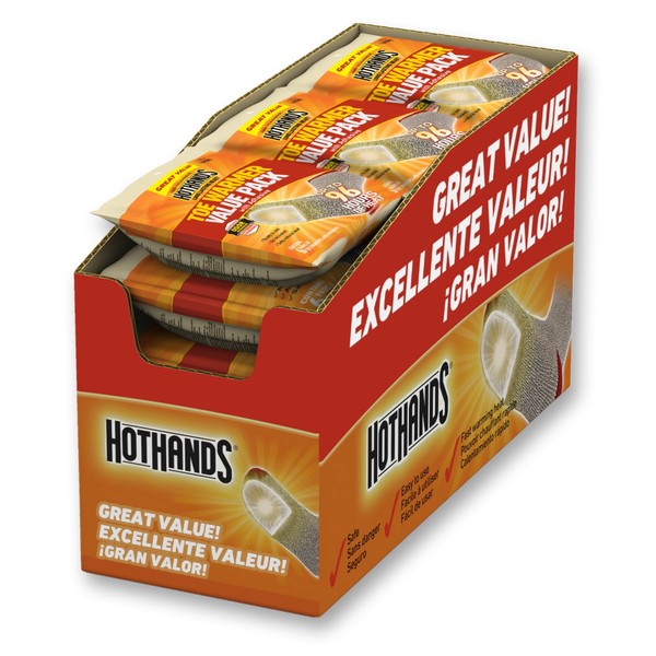 HotHands Toe Warmers - Long Lasting Safe Natural Odorless Air Activated Warmers - Up to 8 Hours of Heat - 72 Pair