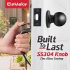 EleMake Front Door Handleset Entry Door Handle Set with Cove