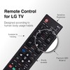 Laser Remote Control for LG TV – Compatible with LED,