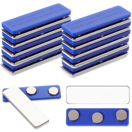 Relaxweex 24 Pairs Outdoor Curtain Magnets Closure with Strongest Magnets, Waterproof Curtain Clips for Heavy Wind, Patio, Gazebo, Mosquito Netting, Flags, Indoor, Outdoor Use(Blue)