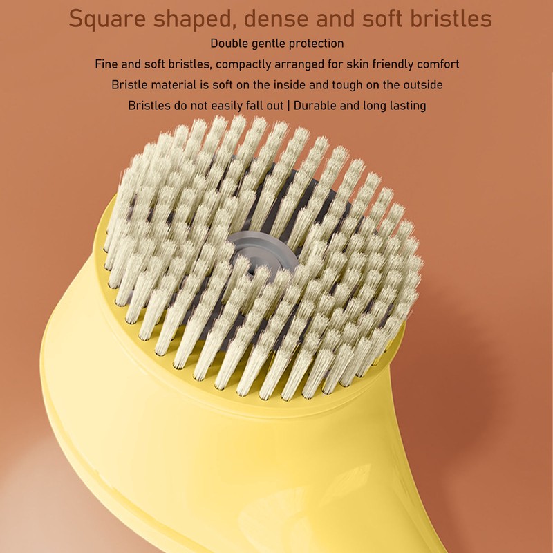 Electric Bath Brush Exfoliating Multifunctional with 6 Attachments Auto Rotation